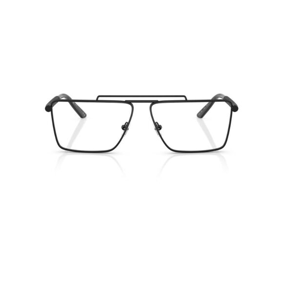 Versace NWT VE1295 1433 Black Matte Pilot Unisex Eyeglasses - Picture 8 of 12